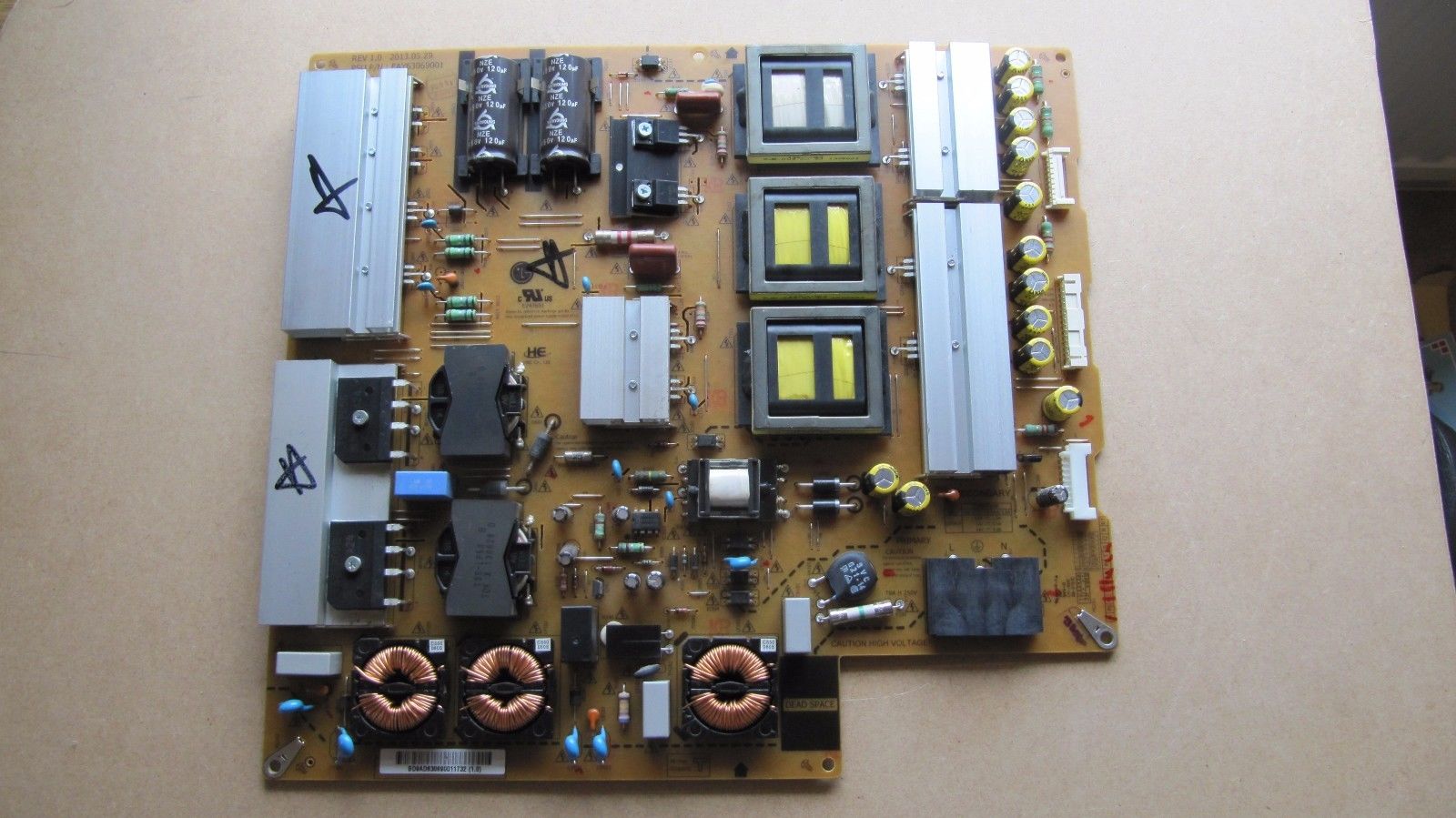 EAY63069001 POWER SUPPLY BOARD LG 55LA970W tested